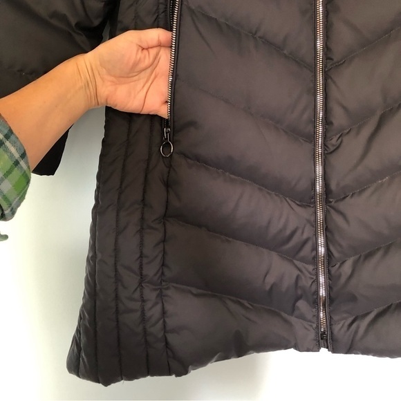 ANNE Klein chevron quilted puffa parka Size 16 - Picture 8 of 14